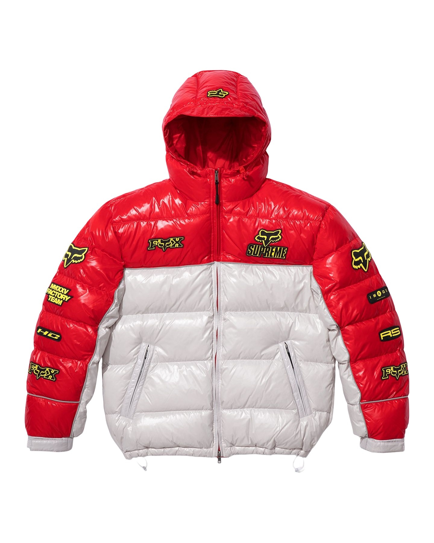 Supreme®/Fox Racing® Shiny Down Puffer Jacket